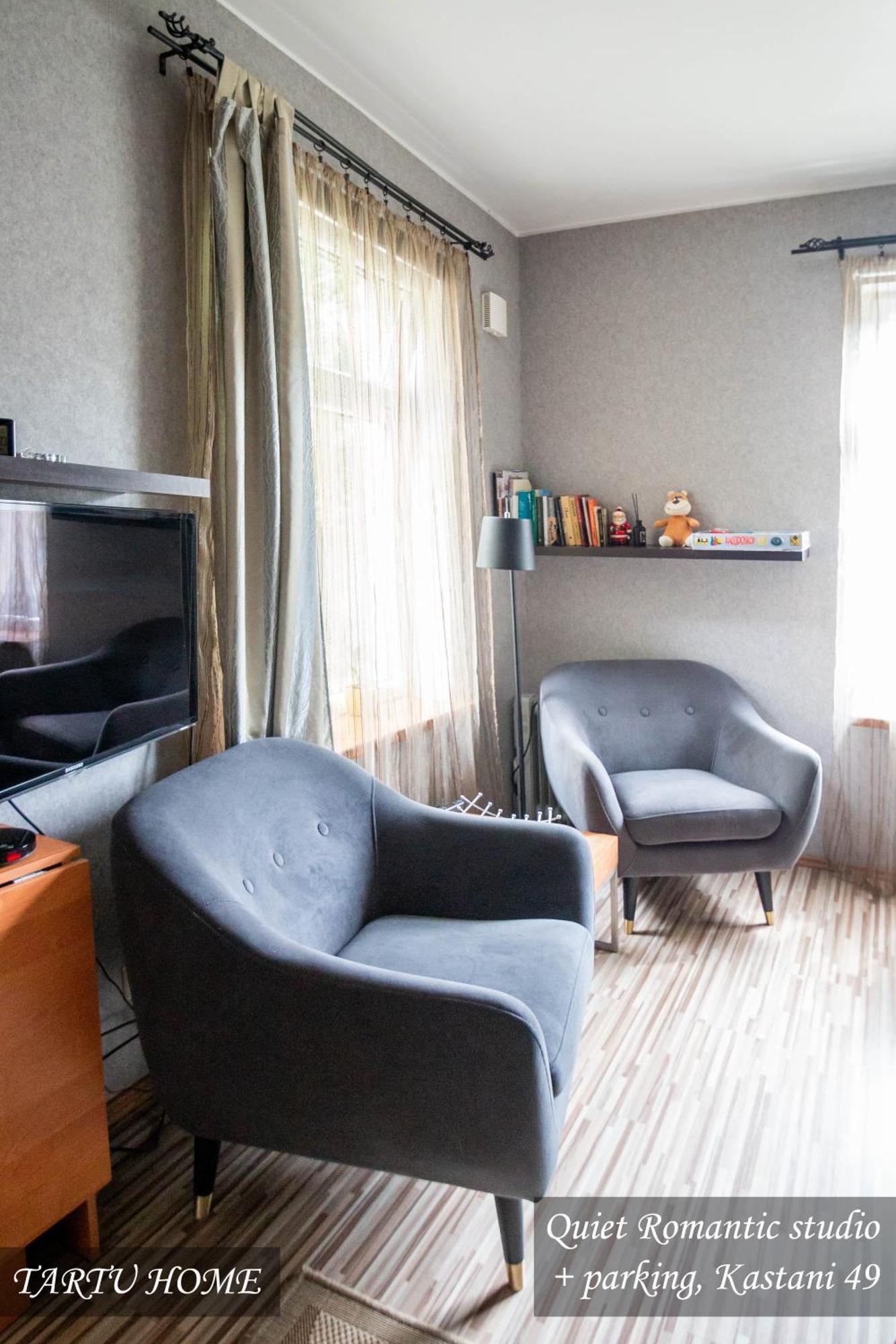 Quiet Romantic Studio Plus Parking, Tartu Home エクステリア 写真