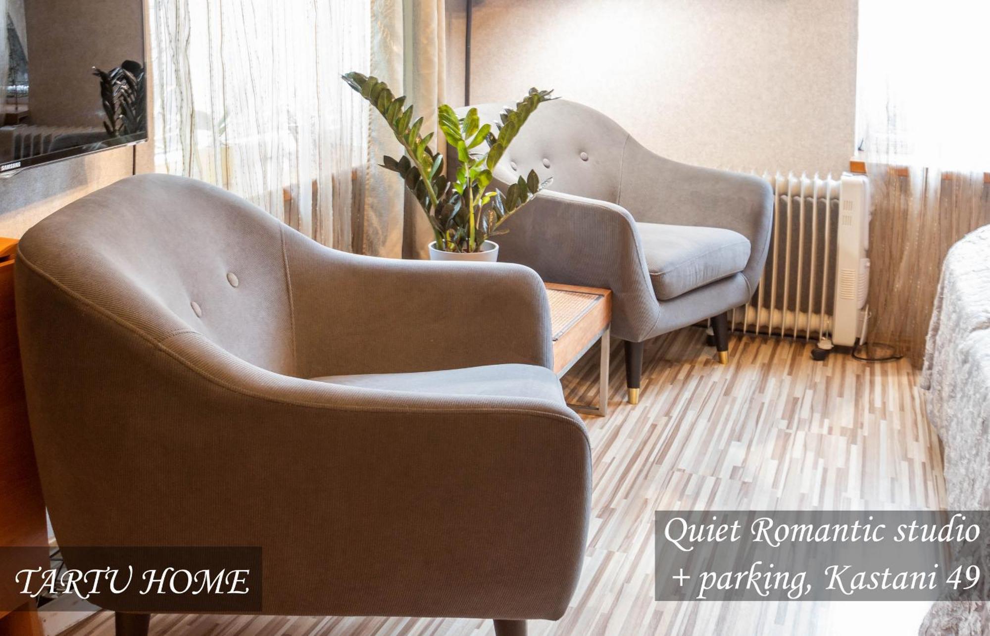 Quiet Romantic Studio Plus Parking, Tartu Home エクステリア 写真